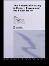 Titelbild: The Reform of Housing in Eastern Europe and the Soviet Union 1st edition 9780415070683