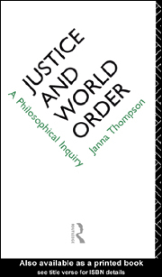 Justice and World Order