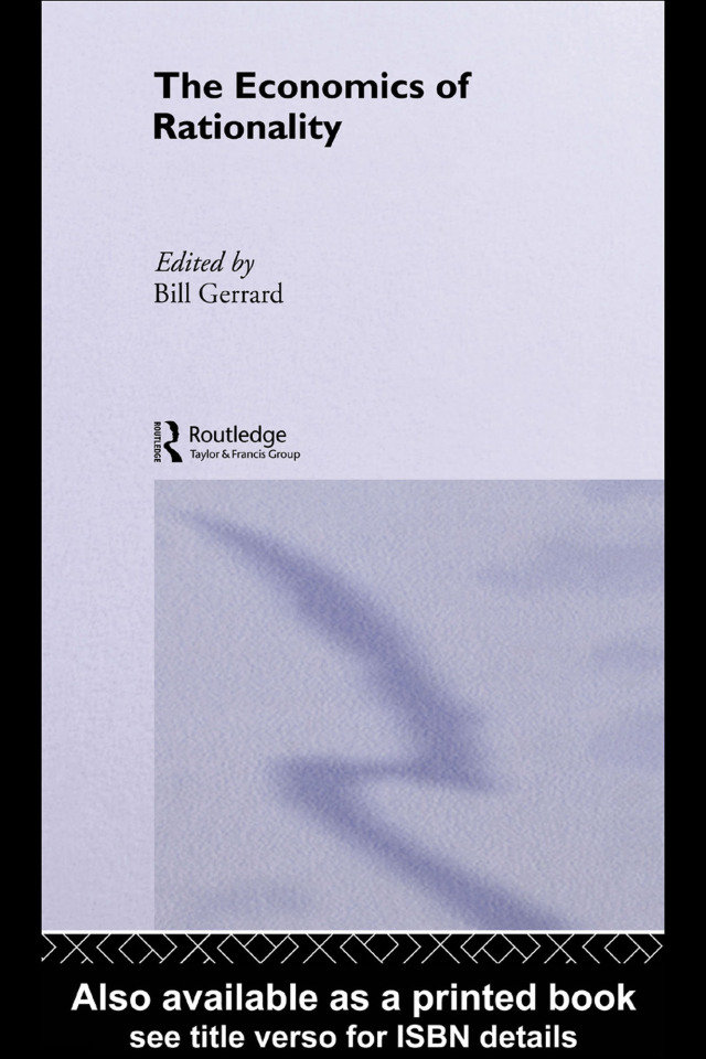 The Economics of Rationality