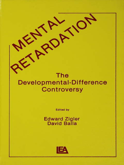 Cover image for book Mental Retardation