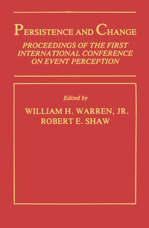 Cover image for book Persistence and Change