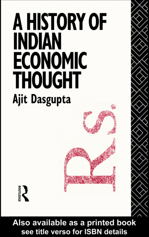 Cover image for book A History of Indian Economic Thought