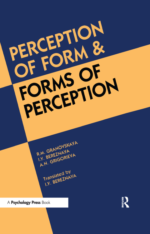 Cover image for book Perception of Form and Forms of Perception