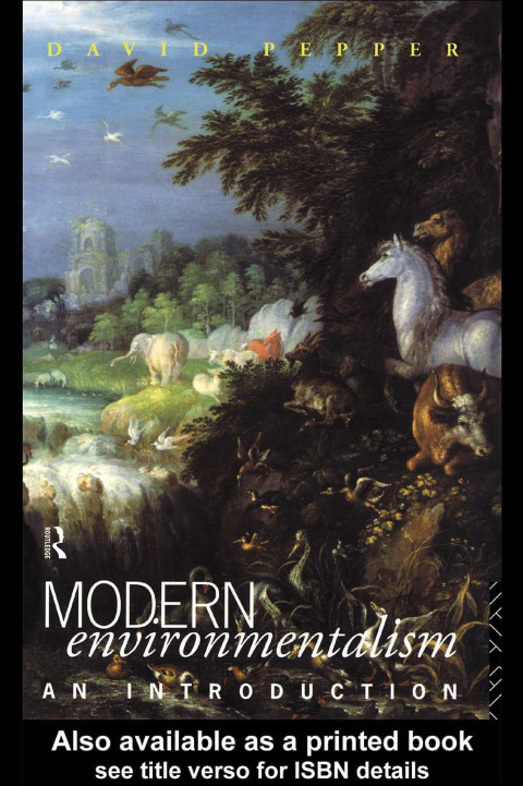 Cover image for book Modern Environmentalism