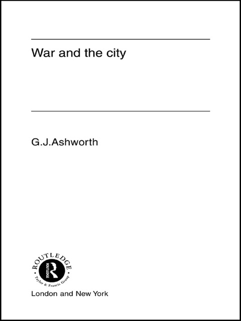 Cover image for book War and the City