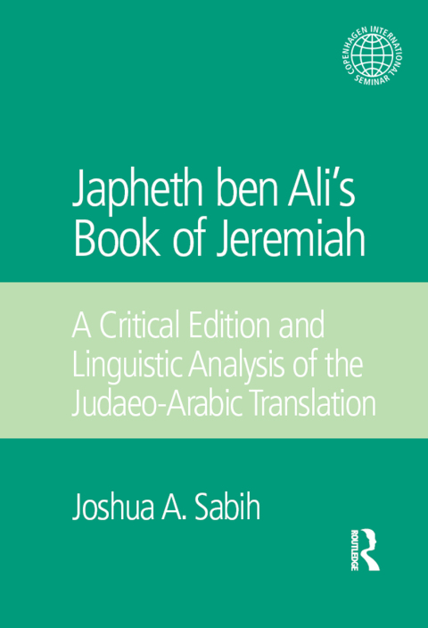 Cover image for book Japheth ben Ali's Book of Jeremiah