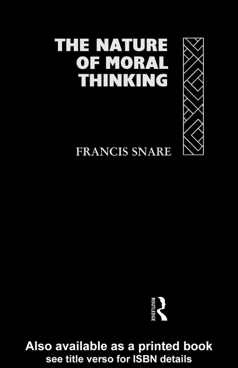 Cover image for book The Nature of Moral Thinking