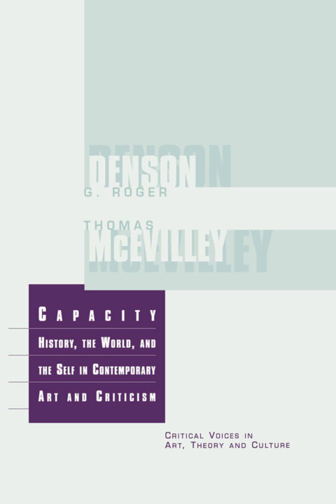 Cover image for book Capacity