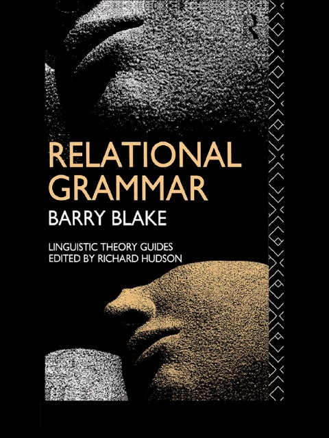 Cover image for book Relational Grammar