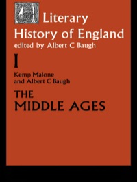 Cover image: A Literary History of England 2nd edition 9780415045575