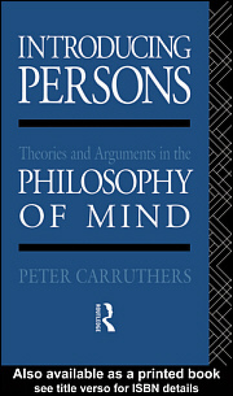 Cover image for book Introducing Persons