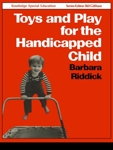 Cover image for book Toys and Play for the Handicapped Child