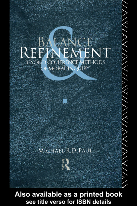 Cover image for book Balance and Refinement