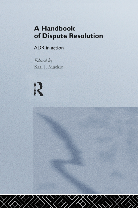Cover image for book A Handbook of Dispute Resolution