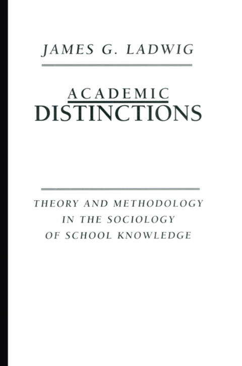 Cover image for book Academic Distinctions