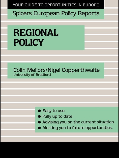 Cover image for book Regional Policy