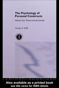 Cover image: The Psychology of Personal Constructs 1st edition 9780415270892