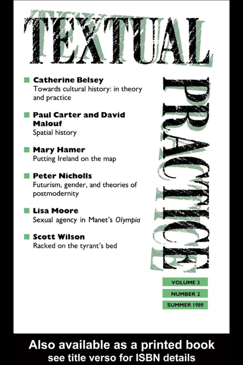 Cover image for book Textual Practice