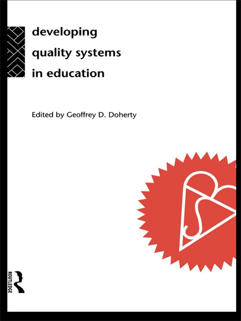 Cover image for book Developing Quality Systems in Education