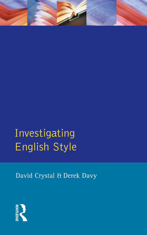 Cover image for book Investigating English Style