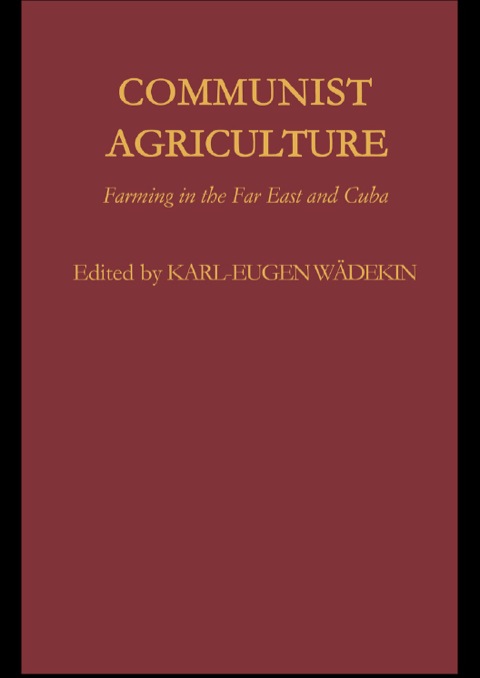Cover image for book Communist Agriculture