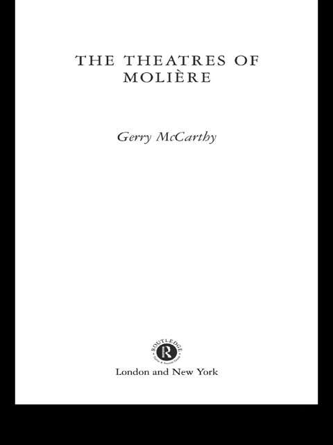 Cover image for book The Theatres of Moliere