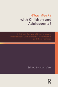 صورة الغلاف: What Works with Children and Adolescents? 1st edition 9780415233507