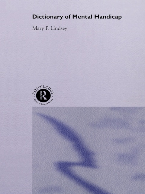 Cover image for book Dictionary of Mental Handicap