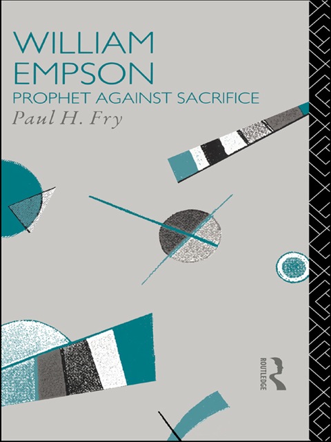 Cover image for book William Empson