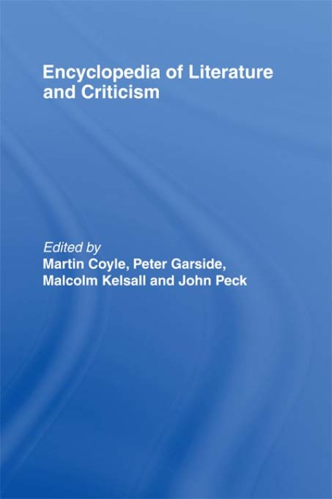Cover image for book Encyclopedia of Literature and Criticism