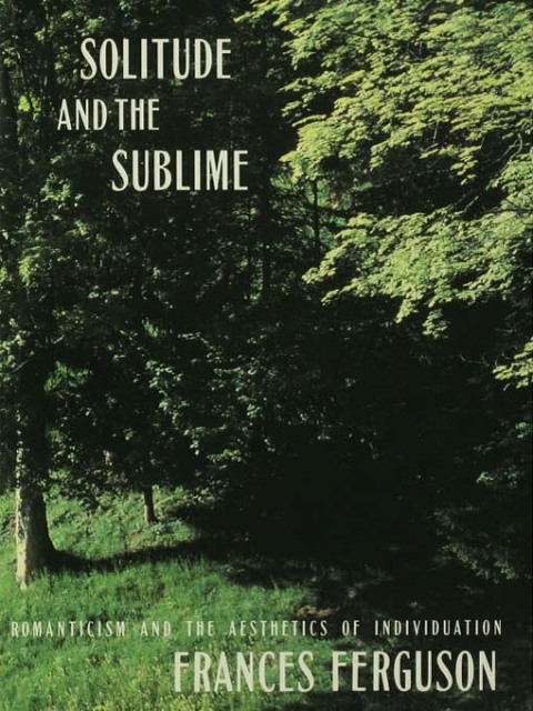 Cover image for book Solitude and the Sublime