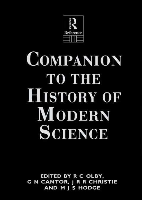 Cover image for book Companion to the History of Modern Science