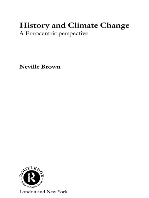 Cover image for book History and Climate Change