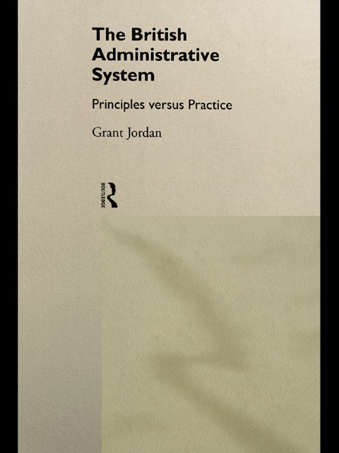 Cover image for book The British Administrative System