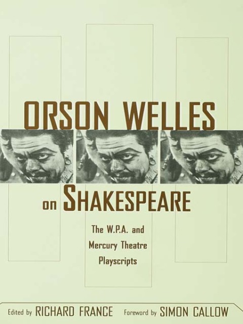 Cover image for book Orson Welles on Shakespeare