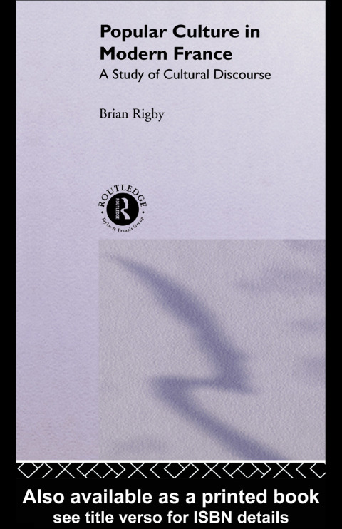 Cover image for book Popular Culture in Modern France