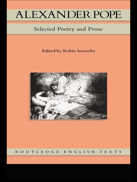 Cover image for book Alexander Pope