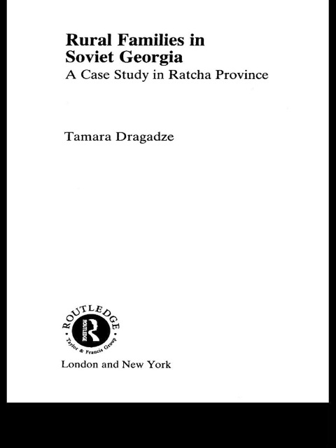 Cover image for book Rural Families in Soviet Georgia