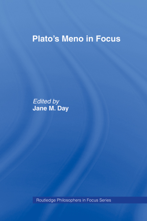 Cover image for book Plato's Meno In Focus