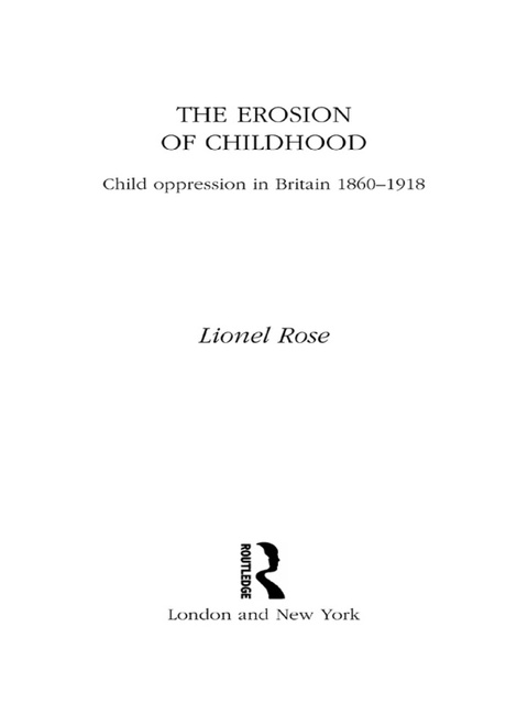 Cover image for book The Erosion of Childhood