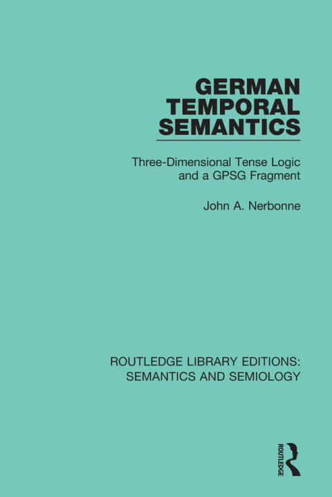 Cover image for book German Temporal Semantics