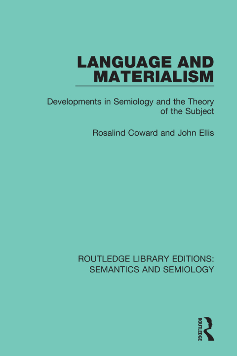Cover image for book Language and Materialism