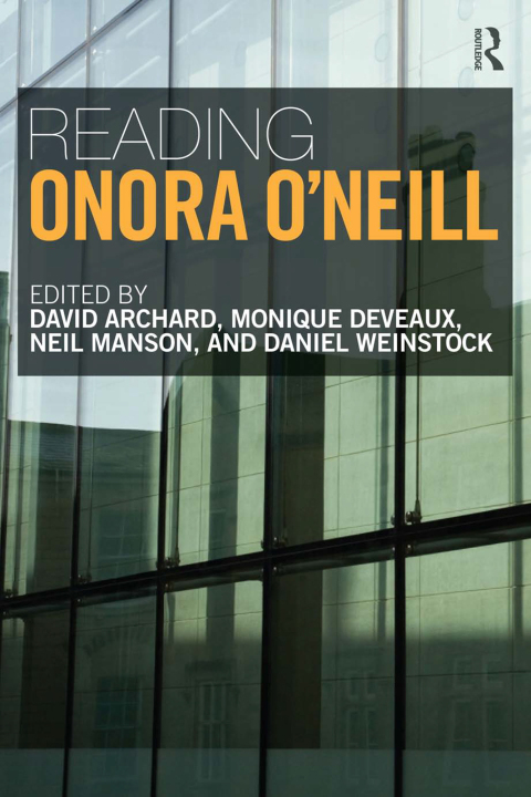 Cover image for book Reading Onora O'Neill