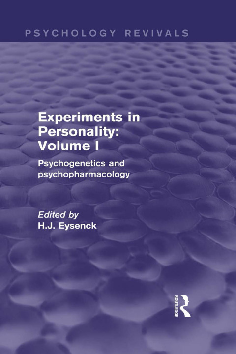Cover image for book Experiments in Personality: Volume 1