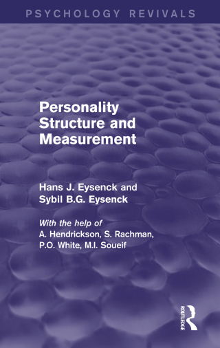 Personality Structure and Measurement