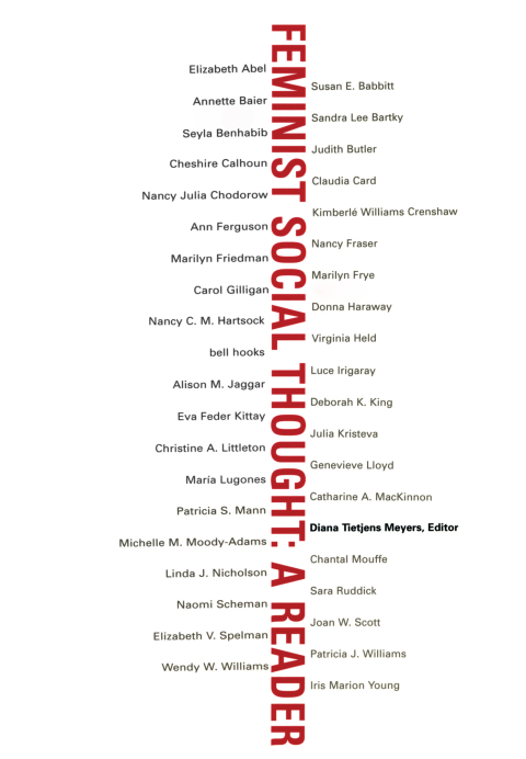 Cover image for book Feminist Social Thought