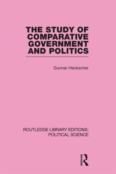 Cover image for book The Study of Comparative Government and Politics