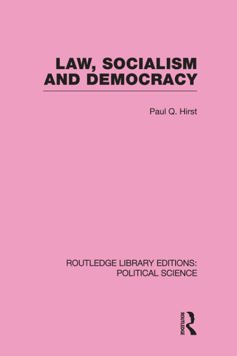 Cover image for book Law, Socialism and Democracy