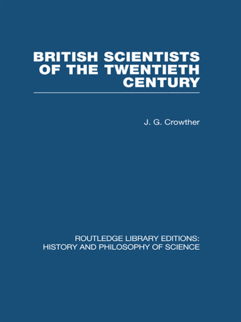 Cover image for book British Scientists of the Twentieth Century