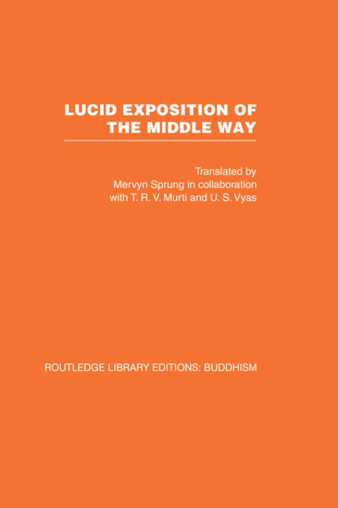 Cover image for book Lucid Exposition of the Middle Way